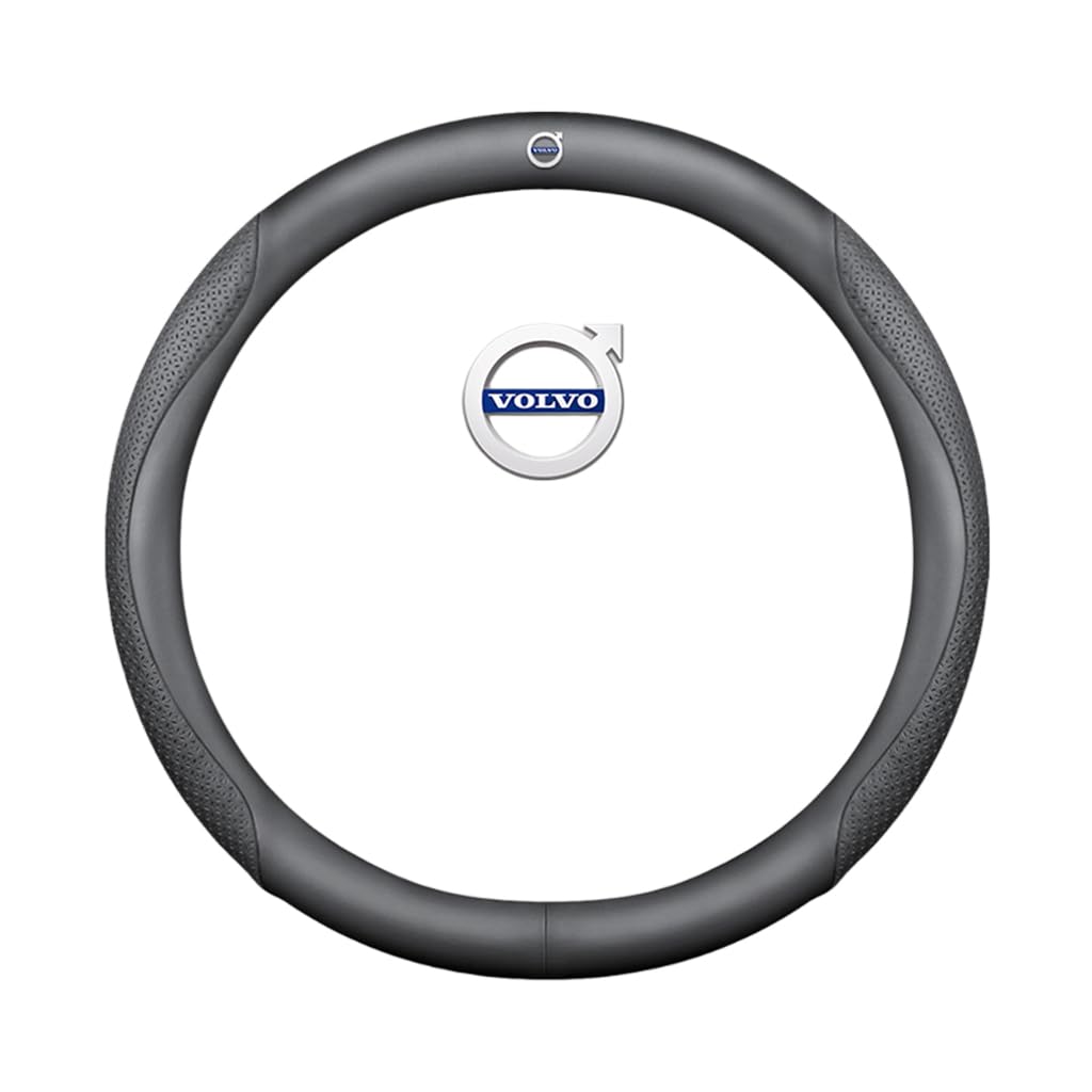 Auto Lenkradbezug für Volvo S80 2000-2025,rutschfest,Geruchlos FüR Sommer & Winter Pu Kunstleder 38cm,A Auto Lenkradbezug für Volvo S80 2000-2025,rutschfest,Geruchlos FüR Sommer & Winter Pu Kunstleder 38cm,A von QWCPHGWZ