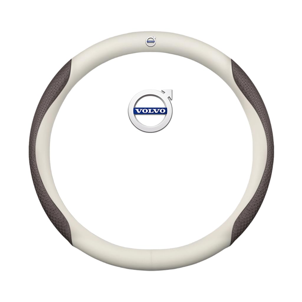 Auto Lenkradbezug für Volvo V40 2000-2025,rutschfest,Geruchlos FüR Sommer & Winter Pu Kunstleder 38cm,J Auto Lenkradbezug für Volvo V40 2000-2025,rutschfest,Geruchlos FüR Sommer & Winter Pu Kunstleder 38cm,J von QWCPHGWZ