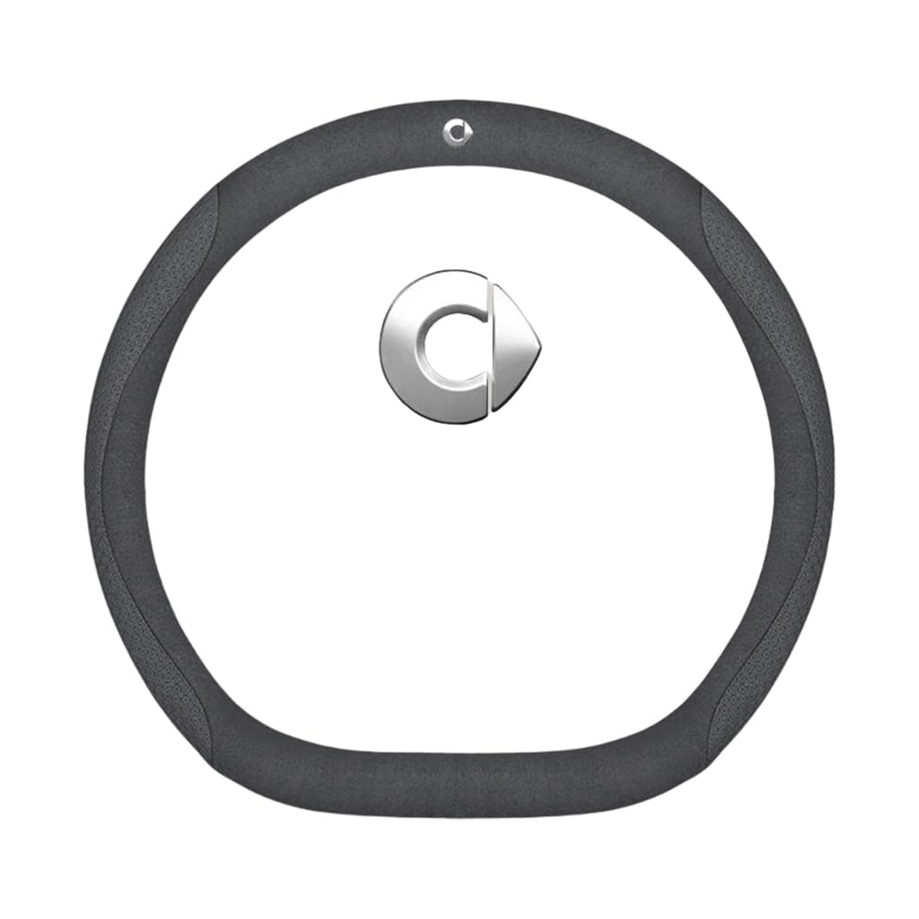 Auto Lenkradbezug für smart Roadster 2003-2025,rutschfest,Geruchlos FüR Sommer & Winter Pu Kunstleder 38cm,E Auto Lenkradbezug für smart Roadster 2003-2025,rutschfest,Geruchlos FüR Sommer & Winter Pu Kunstleder 38cm,E von QWCPHGWZ