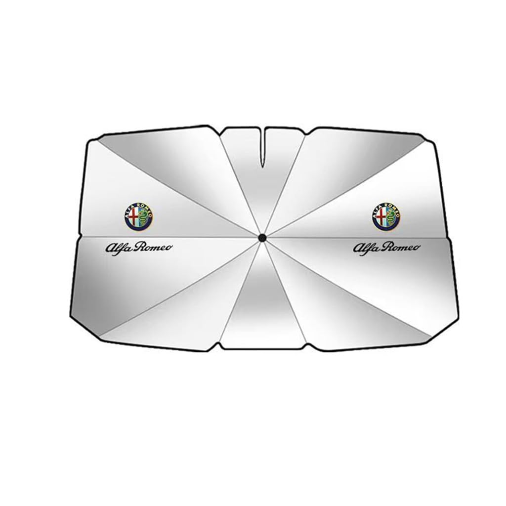 Auto Windschutzscheibe Sonnenschutz Regenschirm für Alfa Romeo 4C 8C 2007-2021,Auto Sonne Visier,UV Schutz,Hitze Isolierung,145 Auto Windschutzscheibe Sonnenschutz Regenschirm für Alfa Romeo 4C 8C 2007-2021,Auto Sonne Visier,UV Schutz,Hitze Isolierung,145 von QWCPHGWZ