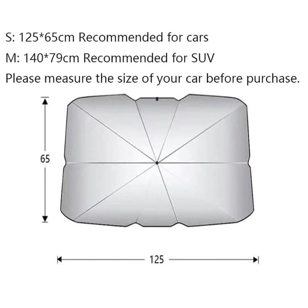 Auto Windschutzscheibe Sonnenschutz Regenschirm für Alfa Romeo Alfa 6 1979-1986,Auto Sonne Visier,UV Schutz,Hitze Isolierung,E Auto Windschutzscheibe Sonnenschutz Regenschirm für Alfa Romeo Alfa 6 1979-1986,Auto Sonne Visier,UV Schutz,Hitze Isolierung,E von QWCPHGWZ
