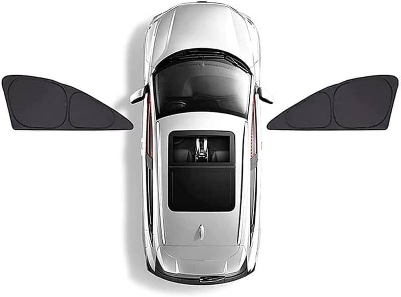 Auto Seitenfenster Sonnenschutz Für Hyundai IX45 4th Generation 2019-2023,Voller Schatten Seitenfenster Sonnenblenden Blockiert UV-Strahlen,Einfachen Befestigung,A/Front-2pcs von QWEDFSD