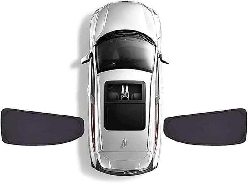 Auto Seitenfenster Sonnenschutz Für MG ZS GS GT MG3 MG5 MG6 2010-2015,Voller Schatten Seitenfenster Sonnenblenden Blockiert UV-Strahlen,Einfachen Befestigung,B/Rear-2pcs von QWEDFSD