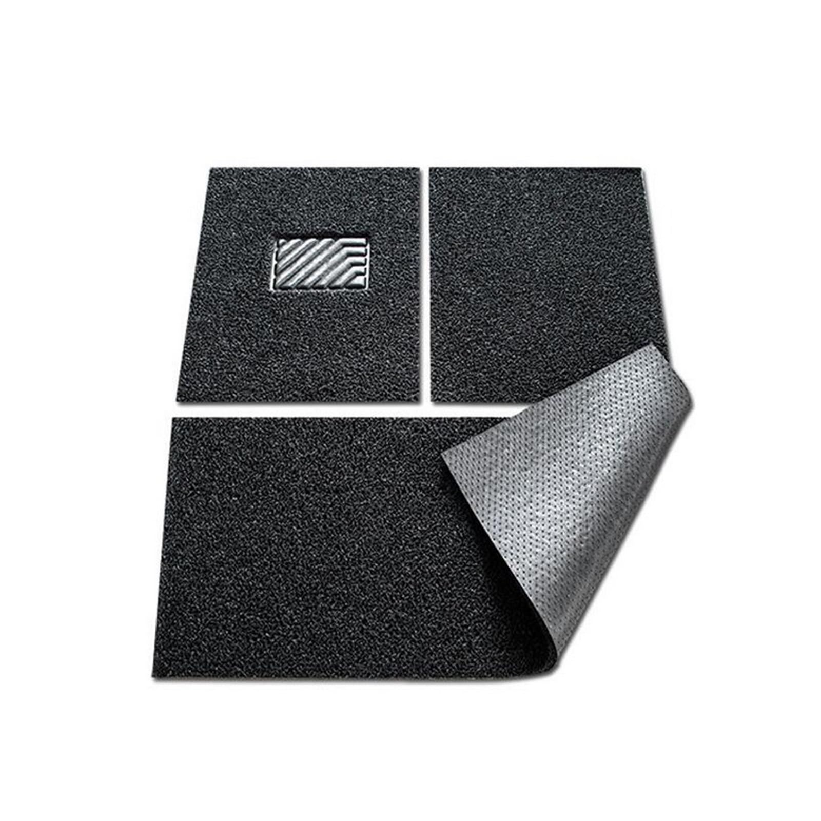 AISHANBAIHUODIAN Passend for Links-/Rechtslenker, Auto-Styling-Matten und Teppiche, DIY, rutschfeste Dekoration und Schutz, Universal-Drahtmatte (Color : Black) von QWERTYUI