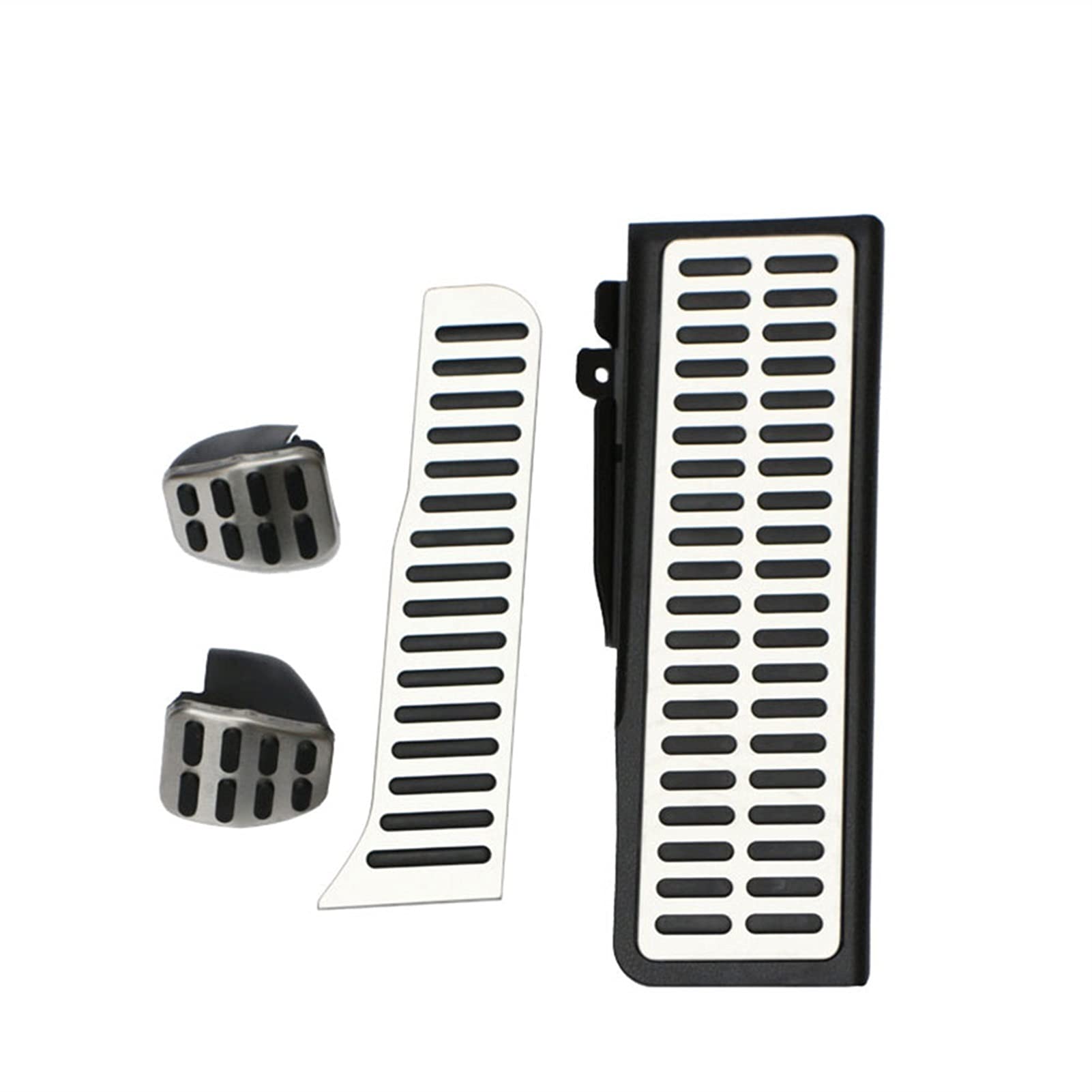 QWETY Auto-Pedal-Pedal-Abdeckung, for VW, for Golf 5 6 GTI, for Jetta MK5 CC, for Passat B6, for Tiguan Touareg, for Skoda, for Octavia, Zubehör Fußstützenpedalabdeckung(4Pcs MT With Rest) von QWETY