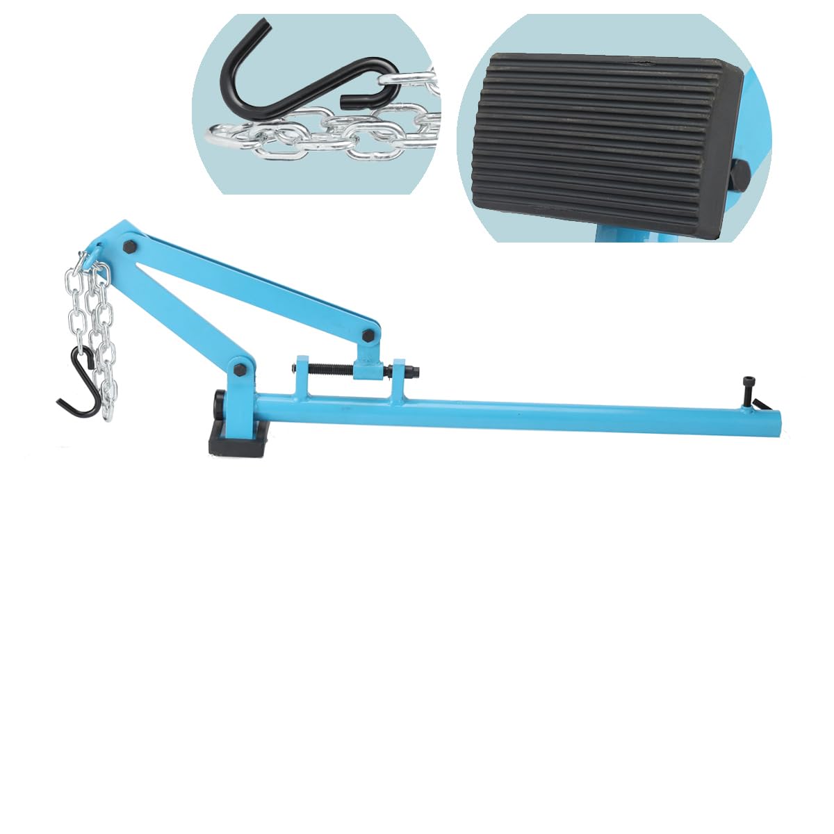 QWEXOB Querlenker-Hebelwerkzeug mit Kette Universal-Achshebel Montierhebel Federbein Achsschenkel Heber Radlager Traggelenke Hebel Radlager Werkzeug QWEXOB Querlenker-Hebelwerkzeug mit Kette Universal-Achshebel Montierhebel Federbein Achsschenkel Heber Radlager Traggelenke Hebel Radlager Werkzeug von QWEXOB