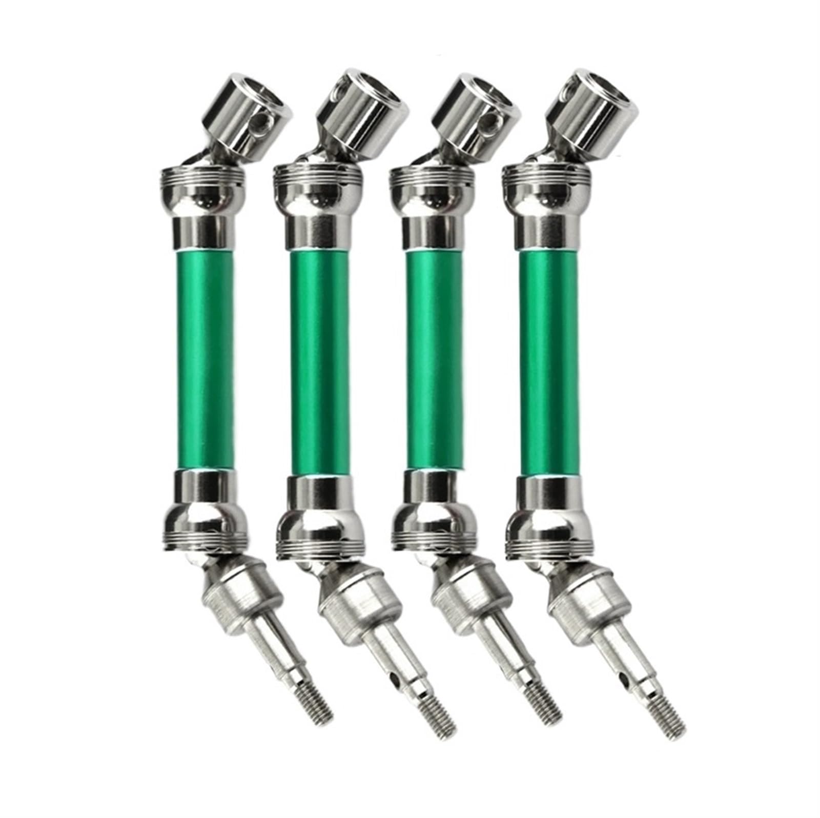 QWHTYO RC Cars Teile Kompatibel Mit Arrma Für Typhon Für SENTON Für Granite Für VORTEKS Für Rock V2 3S Für BLX 1/10 RC Autoteile Metall Vorne Hinten Antriebswelle(Green) von QWHTYO