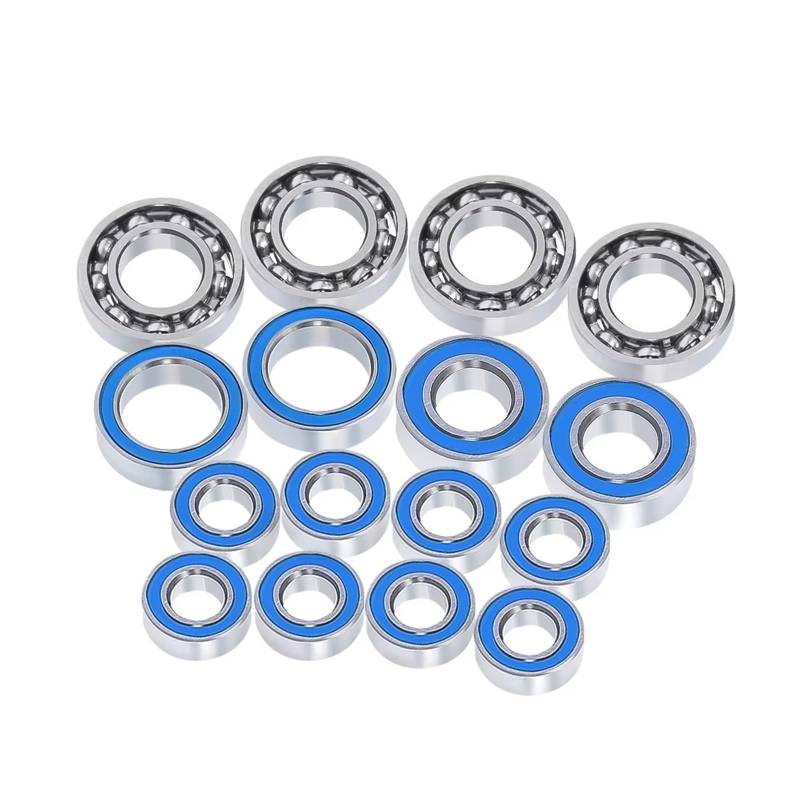 QWHTYO RC Cars Teile Kompatibel Mit Axial Für SCX10 II 16PCS Lagersatz 1/10 RC Crawler Auto Lager Upgrade Teile Zubehör von QWHTYO