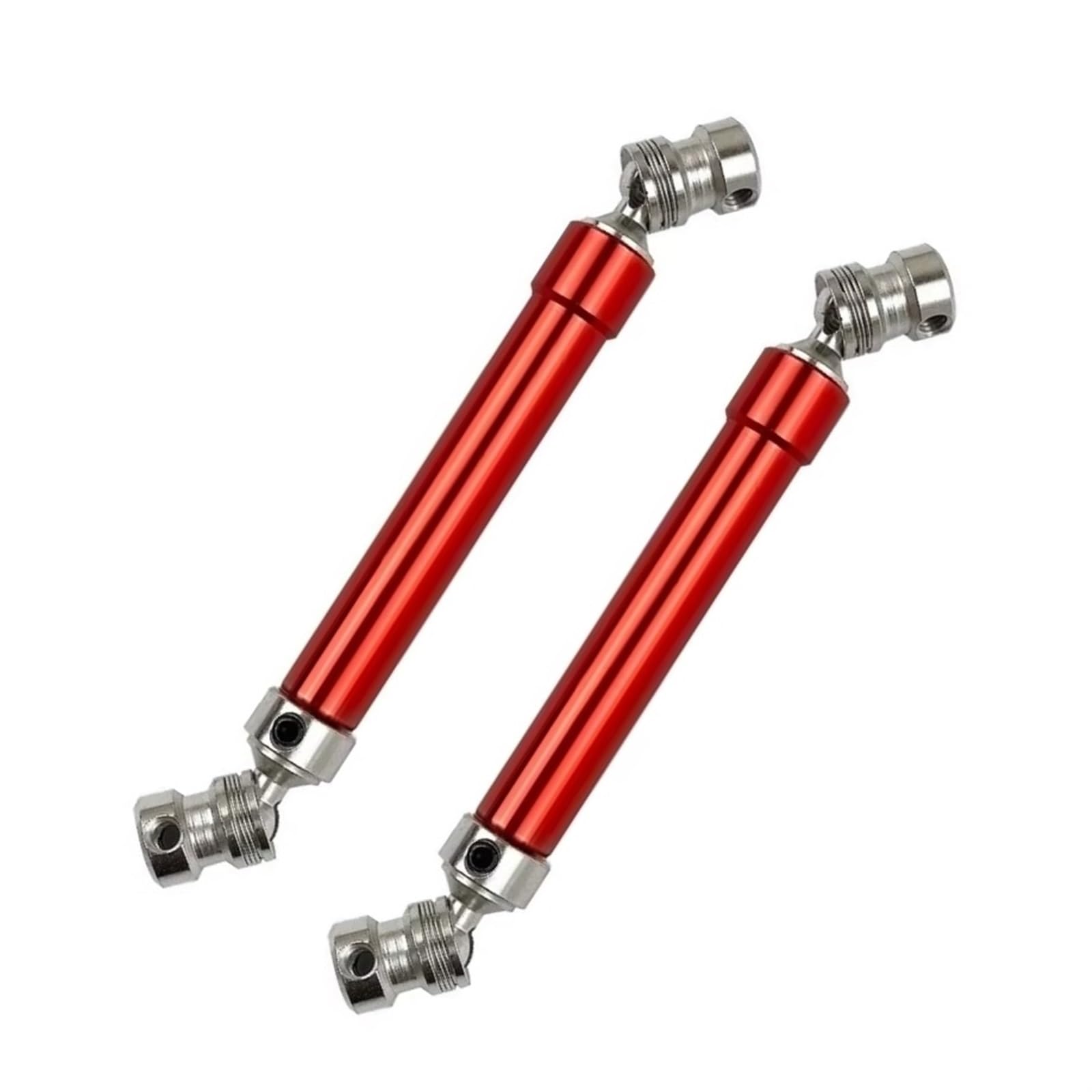 QWHTYO RC Cars Teile Kompatibel Mit Axial Für SCX10 II 90046 D90 TF2 1/10 RC Crawler Auto Upgrades Teile 2 Stücke 112-152mm Antriebswelle Antriebswelle CVD(Red) von QWHTYO