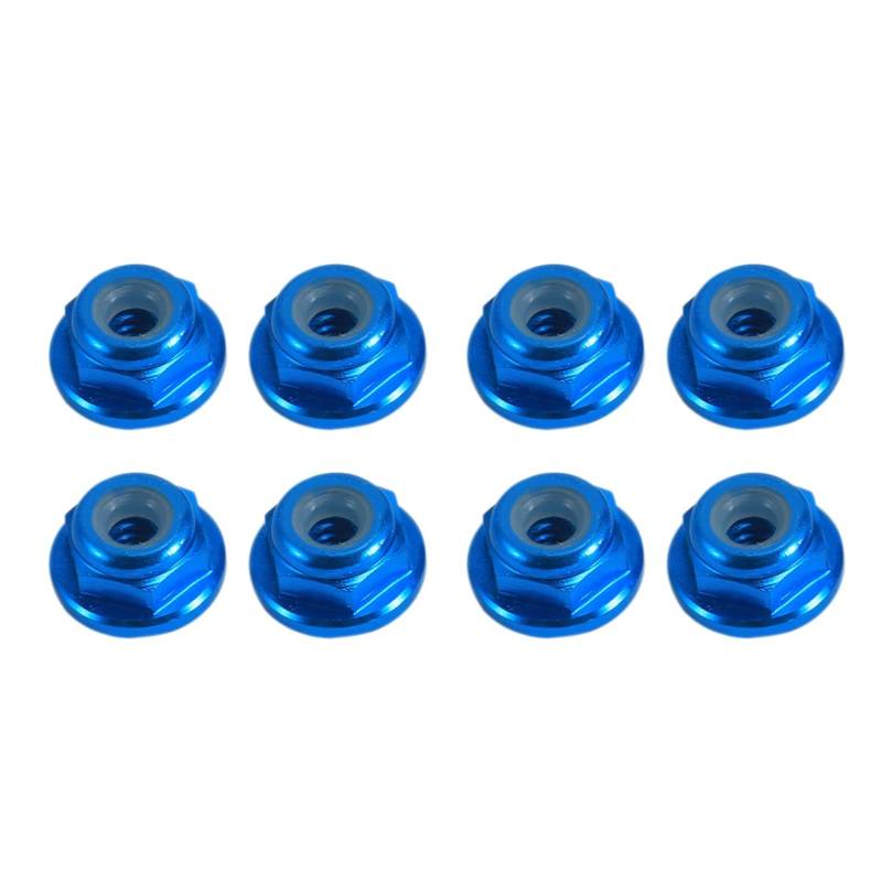 QWHTYO RC Cars Teile Kompatibel Mit Axial Für SCX24 90081 00001 1/24 RC Auto Crawler Auto Upgrade Teile 8Pcs Metall Kunststoff M2 Rad Sicherungsmuttern von QWHTYO