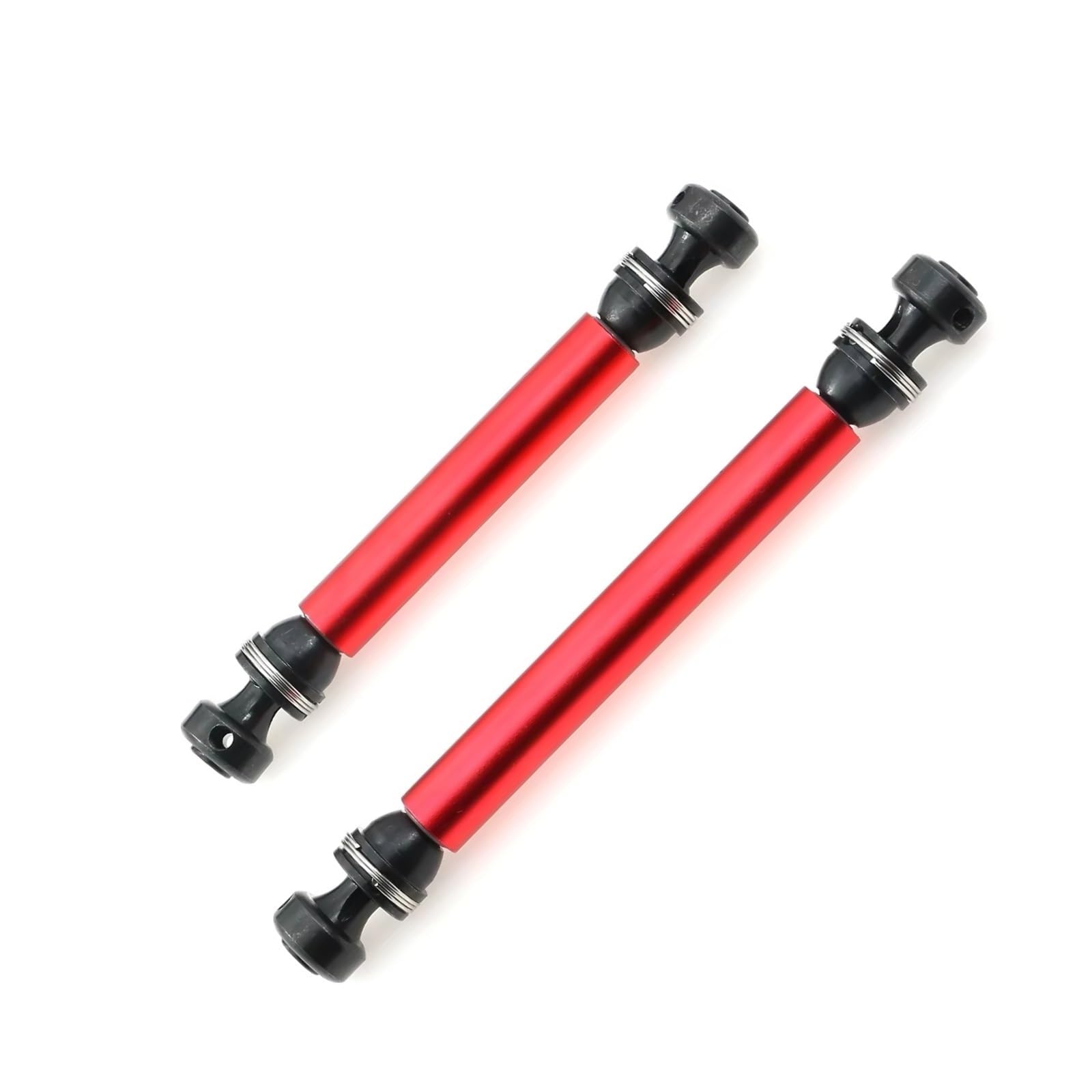 QWHTYO RC Cars Teile Kompatibel Mit Axial RBX10 Für Ryft 1/10 RC Crawler Auto Upgrade Teile Zubehör 2 Stücke Metall Antriebswelle CVD Antriebswelle(Red) von QWHTYO