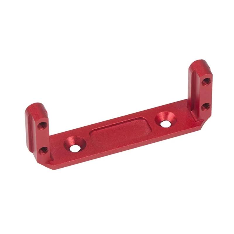QWHTYO RC Cars Teile Kompatibel Mit Capra 1.9UTB Für Vanquish F9 Für SCX10 III 4WD 1/10 RC Rigs Crawler Upgrade Teile CNC Aluminium Portalachse Servohalterung(Red) von QWHTYO