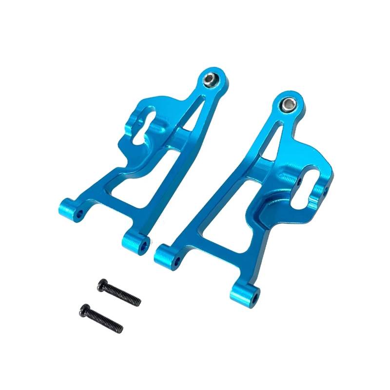 QWHTYO RC Cars Teile Kompatibel Mit Hyper Für Go Für MJX 14209 14210 1/14 Fernbedienung Upgrade Metall Modifikation Front Lower Arm Upgrade Teil(Blue) von QWHTYO