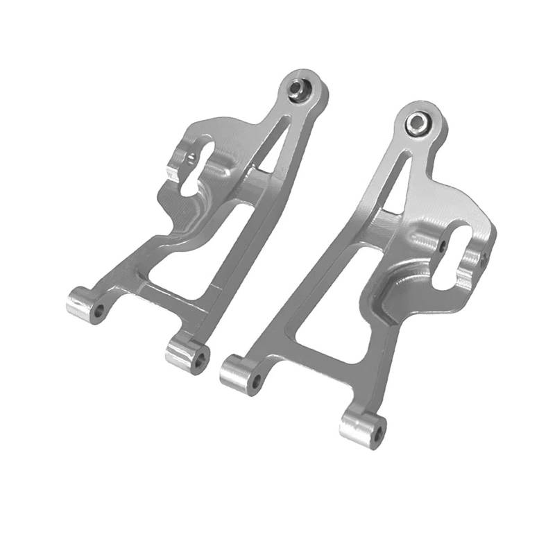 QWHTYO RC Cars Teile Kompatibel Mit Hyper Für Go Für MJX 14209 14210 1/14 Fernbedienung Upgrade Metall Modifikation Front Lower Arm Upgrade Teil(Silver) von QWHTYO
