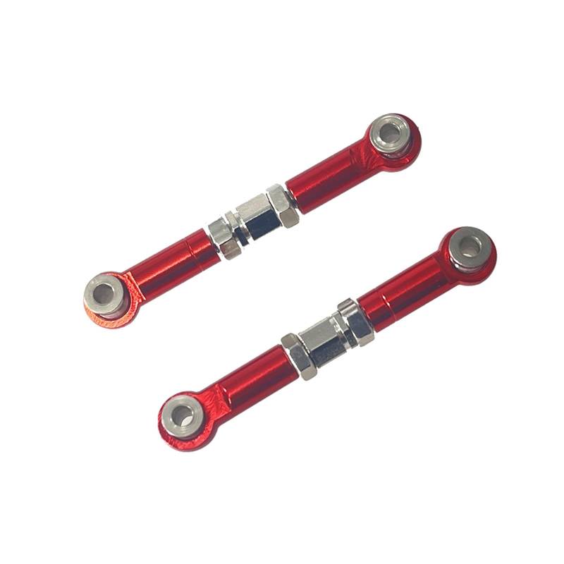 QWHTYO RC Cars Teile Kompatibel Mit Hyper Für Go Für MJX 14209 14210 H14BM Metall-Upgrade Vorne Lenkstange 1/14 Fernbedienung Autoteile Zubehör(Red) von QWHTYO