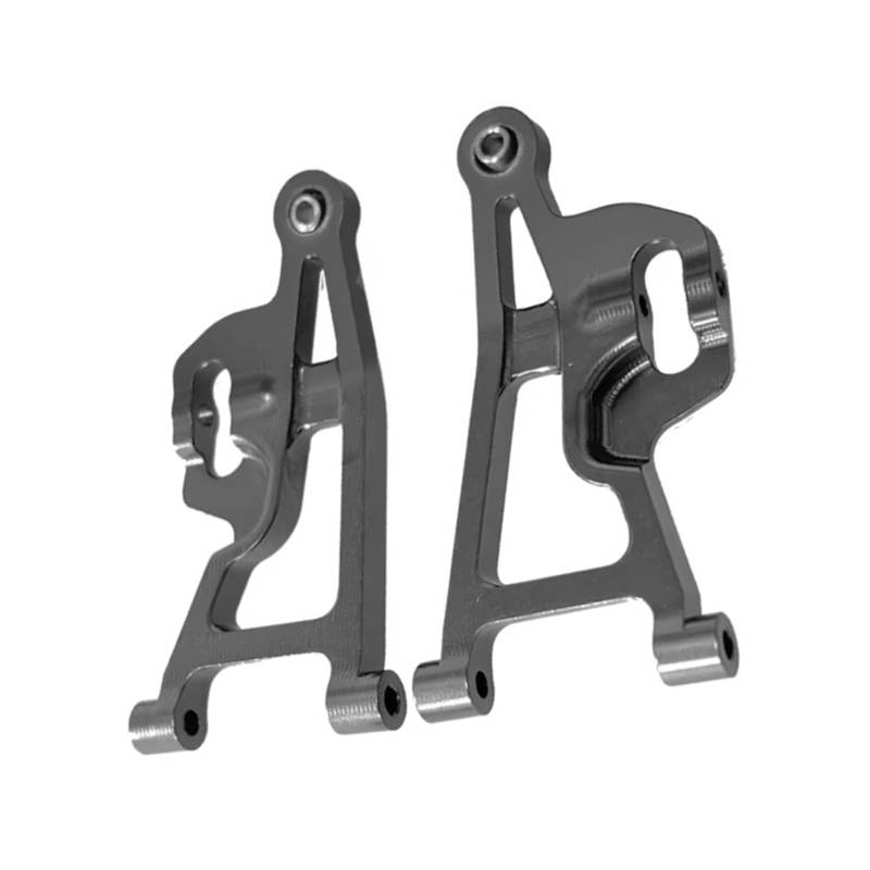QWHTYO RC Cars Teile Kompatibel Mit Hyper Für Go Für MJX 14209 14210 Modifikation Metall Front Lower Arm Upgrade Zubehör 1/14 RC Car Upgrade Teile(Gray) von QWHTYO