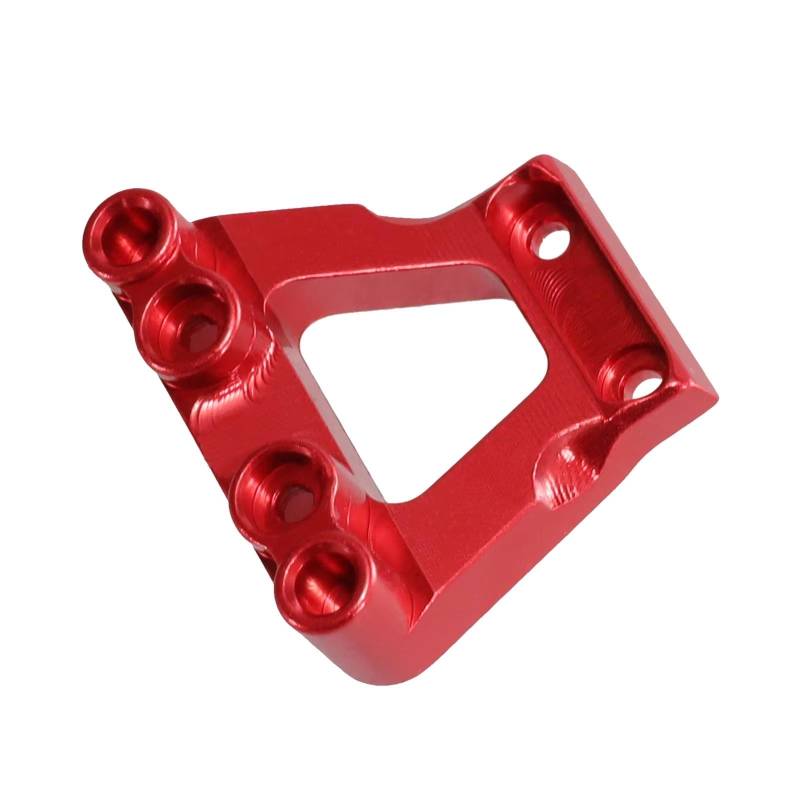 QWHTYO RC Cars Teile Kompatibel Mit MJX Für Hyper Für GO 14209 14210 1/14 Fernbedienung Auto Metall Upgrade Zubehör Lenkgruppe Befestigungsteile 14150B(Red) von QWHTYO