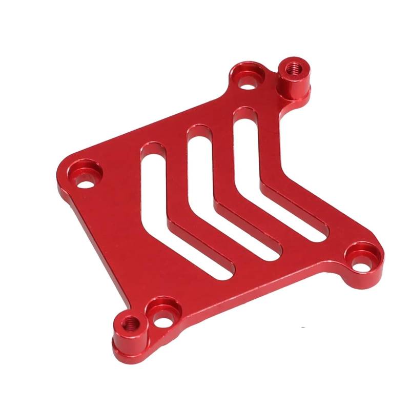 QWHTYO RC Cars Teile Kompatibel Mit MJX Für Hyper Für GO 16207 16208 16209 16210 H6V3 M162 M163 1/16 Fernbedienung Auto Metall Upgrade Zubehör Servobasis(Red) von QWHTYO