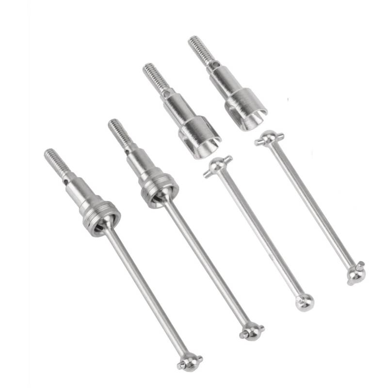 QWHTYO RC Cars Teile Kompatibel Mit MJX H16 16207 16208 16209 16210 1/16 RC Auto-Upgrades Teile Zubehör Metall Vorne Und Hinten Antriebswelle CVD von QWHTYO