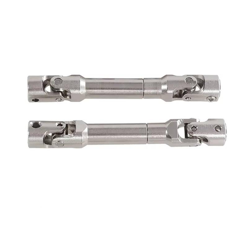 QWHTYO RC Cars Teile Kompatibel Mit MN Für MN128 MN86 G500 1/12 Fernbedienung Auto Upgrade Metall Teile Zubehör Für Universal Joint Antriebswelle(Long axis 2PCS) von QWHTYO
