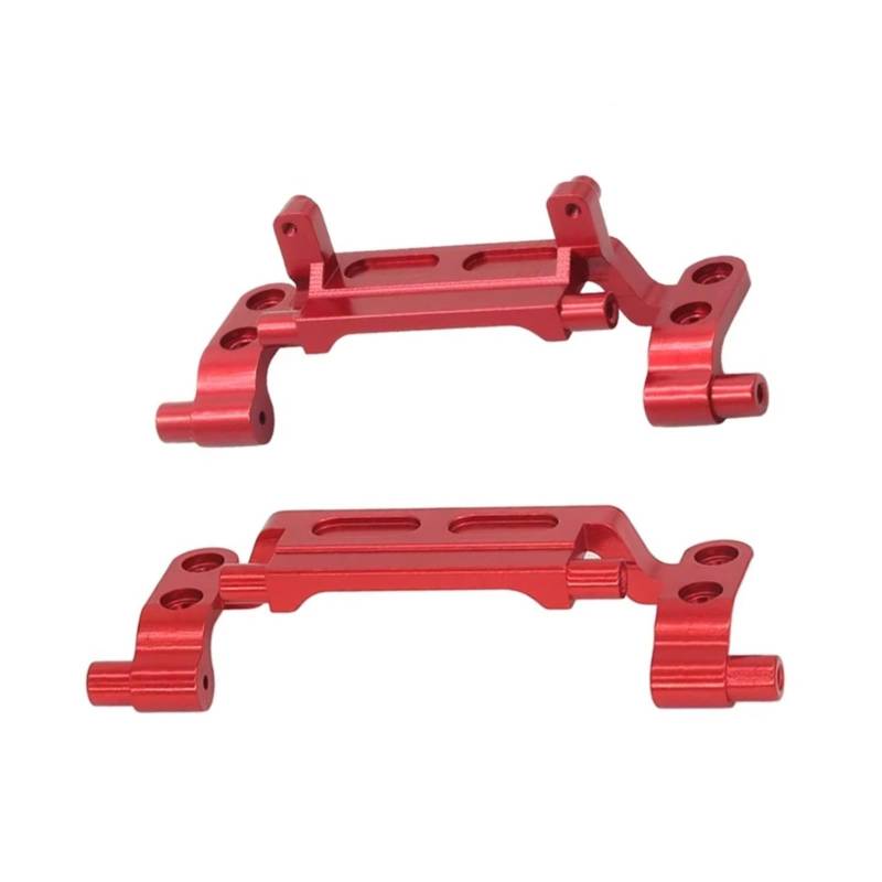 QWHTYO RC Cars Teile Kompatibel Mit MN168 99S Für MN78 1/12 RC Auto Upgrade Teile Vorne Hinterachse Spurstange Für Sitz Spurstange Halterung Zugstange Basis Für Sitz(Red) von QWHTYO
