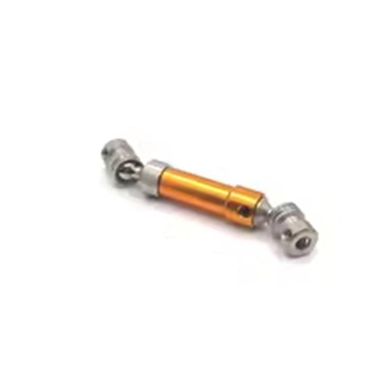 QWHTYO RC Cars Teile Kompatibel Mit WLtoys 12427 12429 12428 12423 FY01 FY02 FY03 RC Autoteile Metall Upgrade Hintere Antriebswelle(Yellow) von QWHTYO