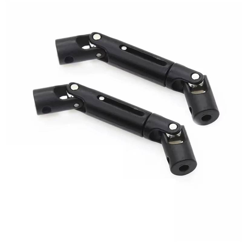 QWHTYO RC Cars Teile Kompatibel Mit WPL C14 C24 C34 Für MN D90 D91 D96 D99 D99S MN90 RC Auto Upgrades Teile Zubehör 2 Stücke Metall Antriebswelle Antriebswelle(Black) von QWHTYO