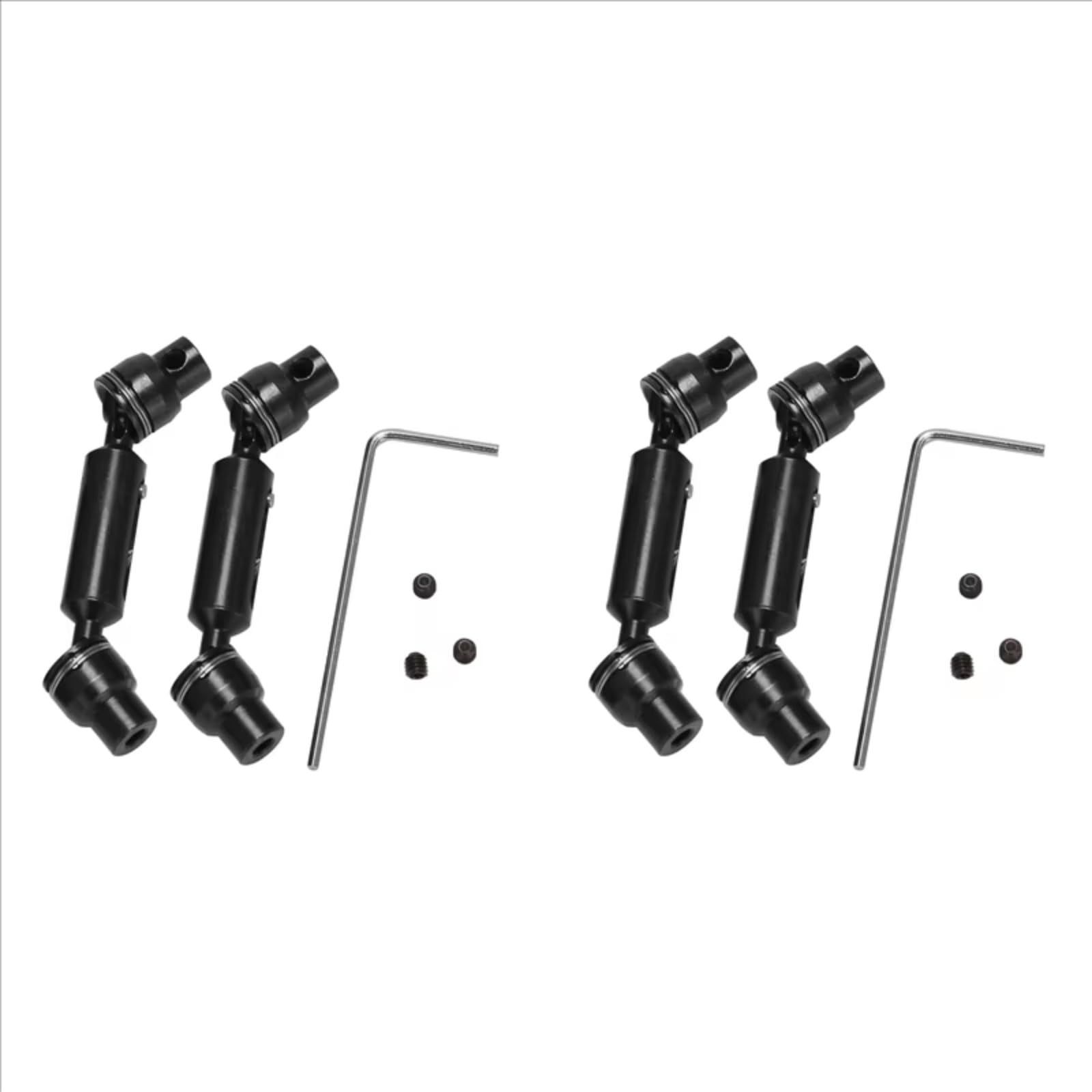 QWHTYO RC Cars Teile Kompatibel Mit WPL D12 C14 C24 B16 B36 Für MN D90 Für MN99S Für Henglong RC-Autoteile, Zubehör, 4 Stück, Metall, Vorne Und Hinten, Antriebswelle QWHTYO RC Cars Teile Kompatibel Mit WPL D12 C14 C24 B16 B36 Für MN D90 Für MN99S Für Henglong RC-Autoteile, Zubehör, 4 Stück, Metall, Vorne Und Hinten, Antriebswelle von QWHTYO