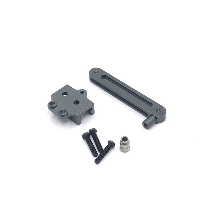QWHTYO RC Cars Teile Kompatibel Mit Wltoys 12423 12427 12428 12429 Fernbedienung Auto Unterstützung Lenkung Verbindungsstück Upgrade Teile Zubehör(Gray) von QWHTYO