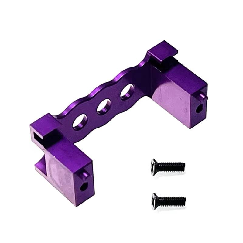 QWHTYO RC Cars Teile Kompatibel Mit Wltoys 144001 124016-17-18 124019 RC Car Upgrade-Zubehör Lenkgetriebe Lenkgetriebe Mit Fester Basis Für Sitzpresse(Purple) von QWHTYO
