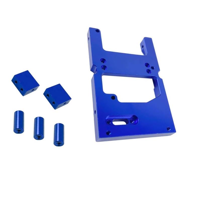 RC Cars Teile Kompatibel Mit WPL B14 B24 C14 C24 Q65 Für MN D90 D99S MN45 Rc Auto Ersatzteile Metall Lenkservo Lager Feste Montagehalterung(Blue) von QWHTYO