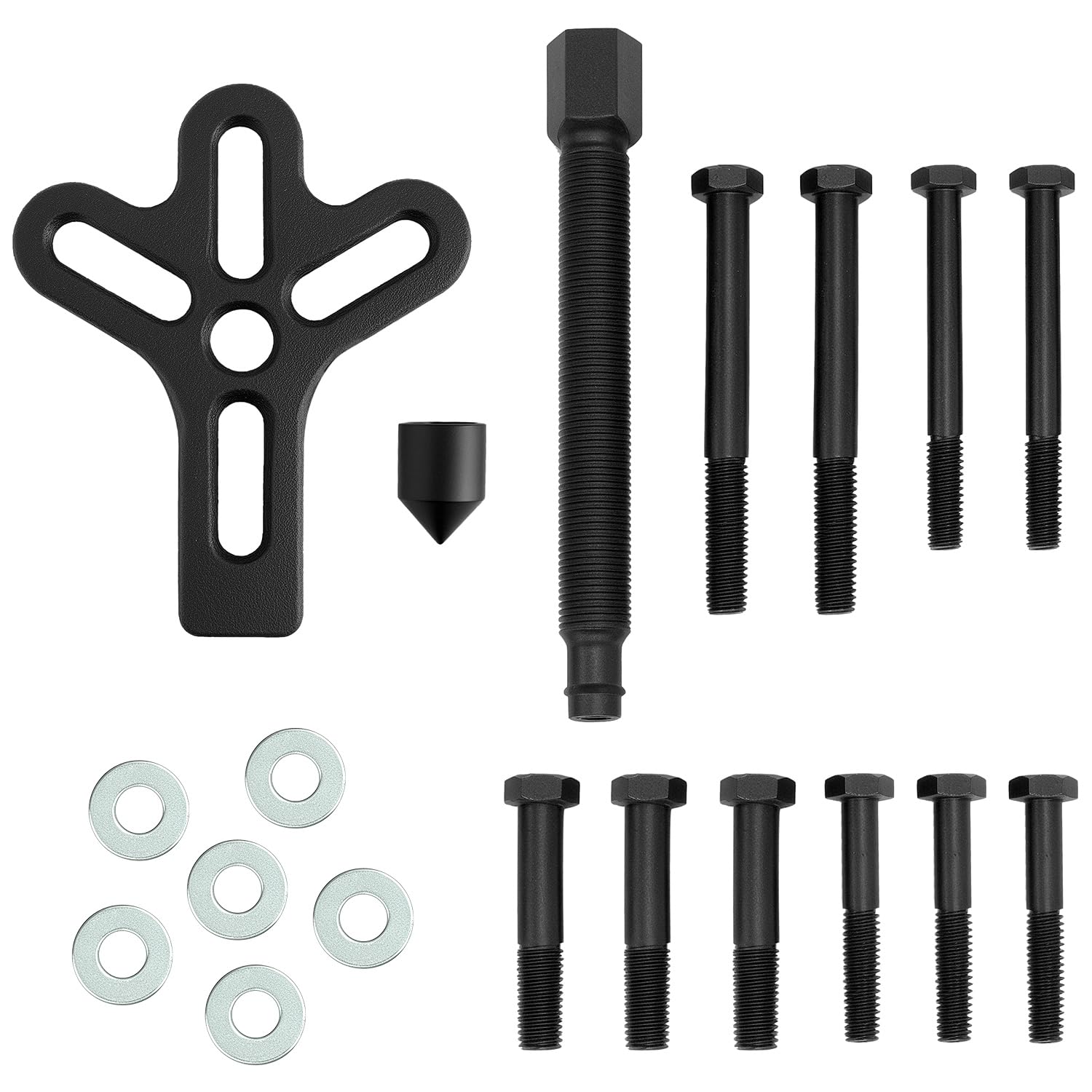 QWORK® 13 Stück Lenkrad Abzieher Kit,Abzieher Entferner，Polradabzieher von QWORK