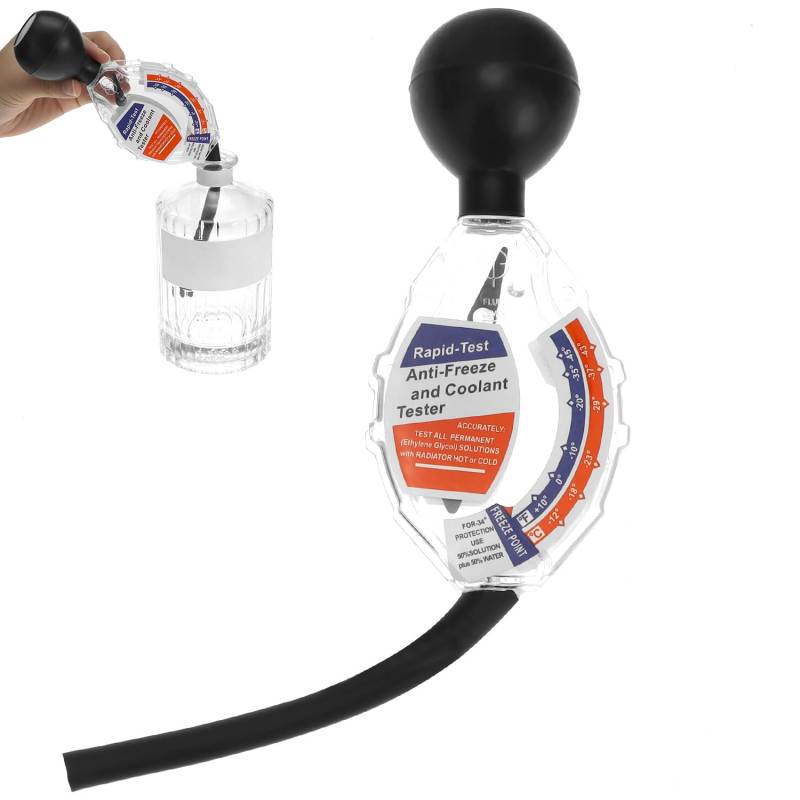 QWORK® Auto frostschutzprüfer kühlmitteltester, frostschutzprüfer bis zu -43°c, ideal zum testen von frostschutzmischungen von QWORK