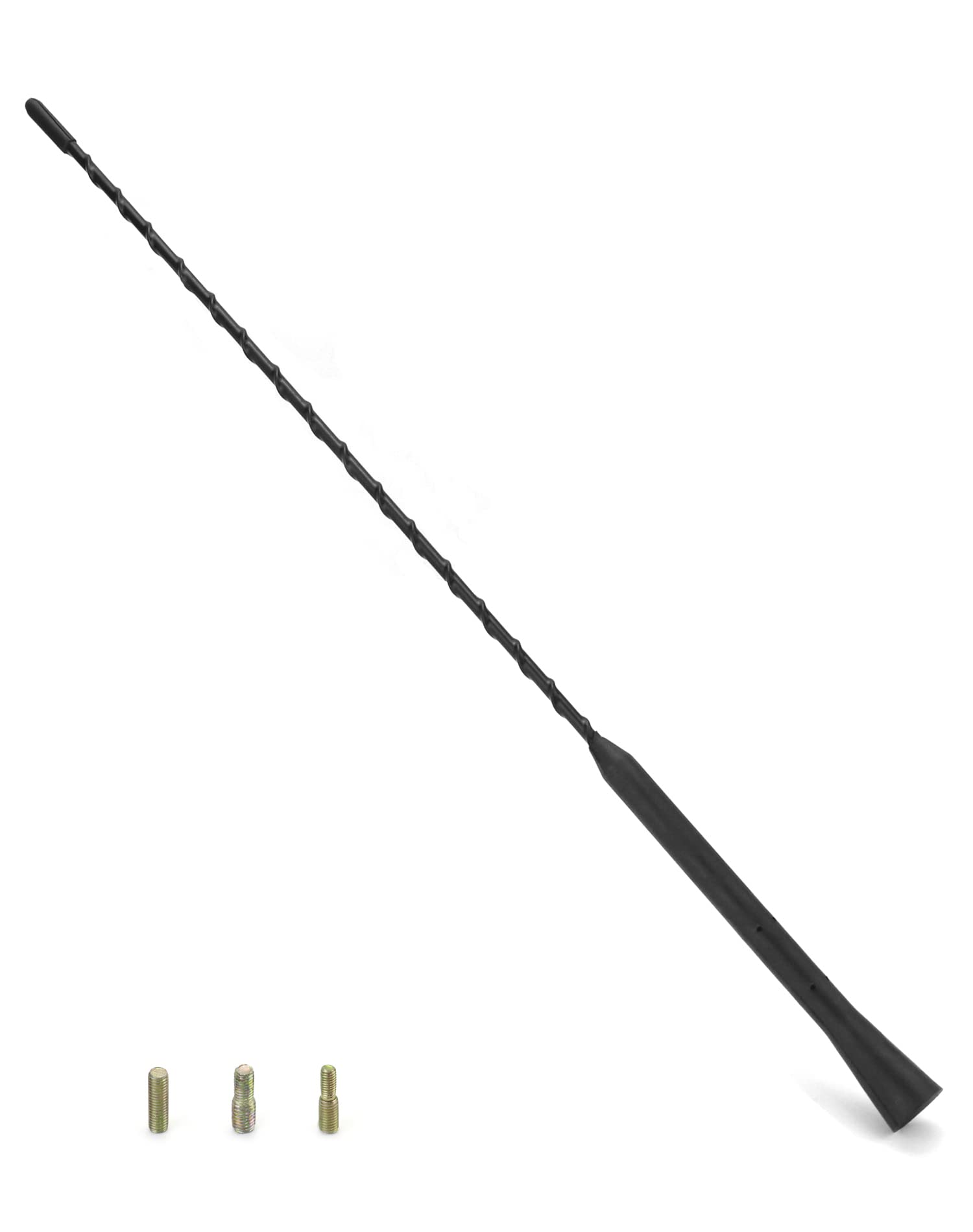 QWORK® Autoantenne, Autoradio Antenne Dachantenne, Starke FM/DAB Empfangsfunktion, inklusive M4 M5 M6 Schrauben, 40cm von QWORK