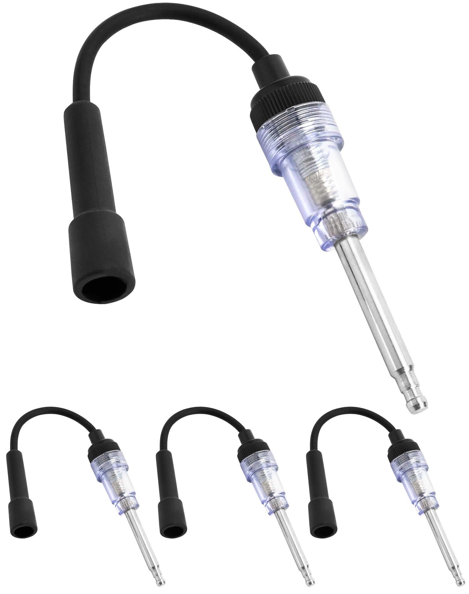 QWORK 4 Stück Zündkerzen Tester, Zündungsprüfer, Automotor Zündsystemtester QWORK 4 Stück Zündkerzen Tester, Zündungsprüfer, Automotor Zündsystemtester von QWORK