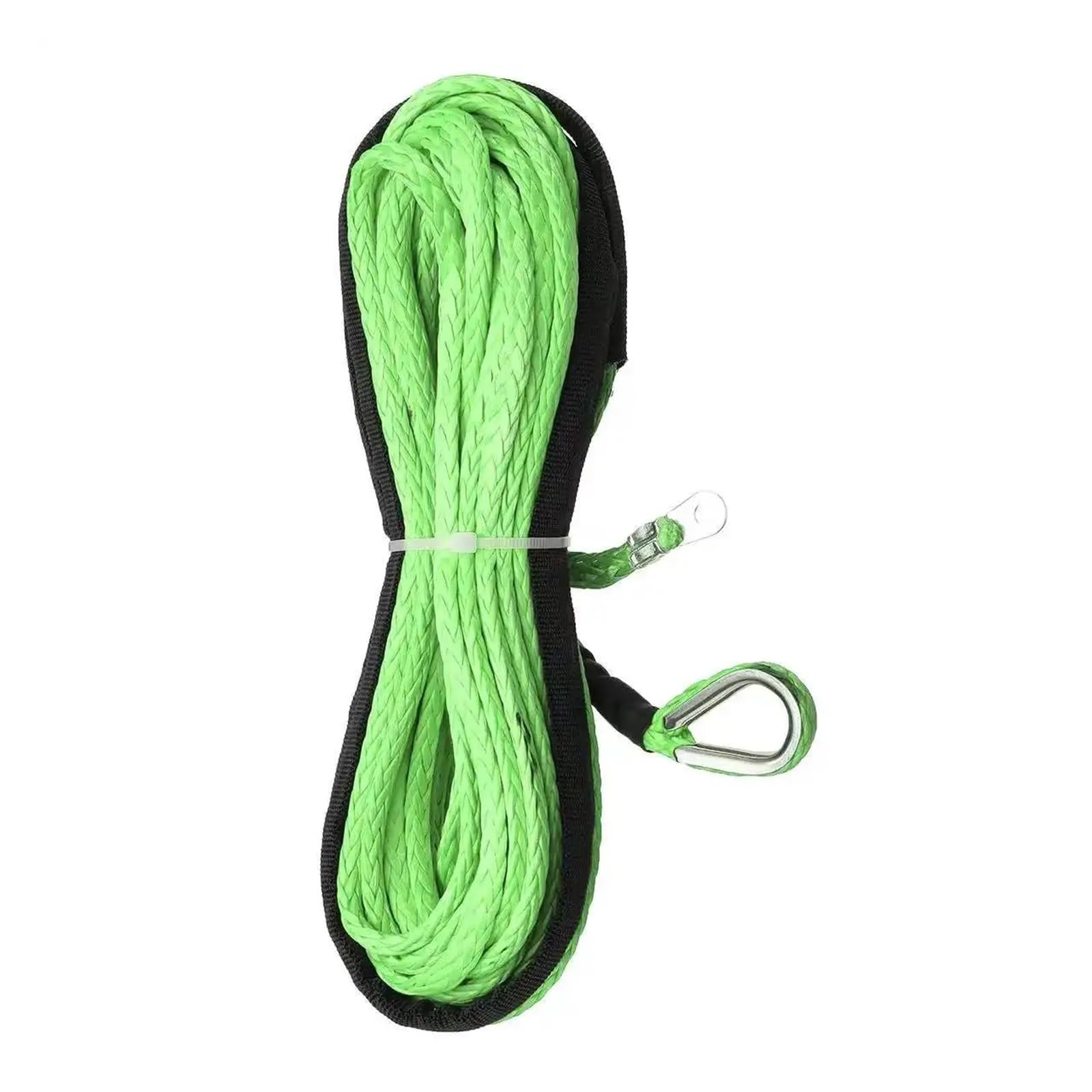 Abschleppseil 1/4''x50' LKW Boot Notfall Ersatz Auto Outdoor Zubehör Synthetische Winde Seil Kabel ATV UTV 7700lbs Abschleppseil(Green) von QWWQYDY