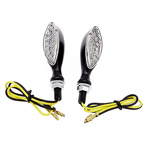 Blinker Motorrad,Motorrad Blinker 1 stück Motorrad Blinker leichte hintere Schwanz warn licht Bernstein Blinker indikatoren lampuniversal von QXYOGO