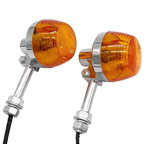 Blinker Motorrad,Motorrad Blinker Motorradanzeigen Blinker Blinker Bernsteinlampe 10mm Blinker Signal von QXYOGO