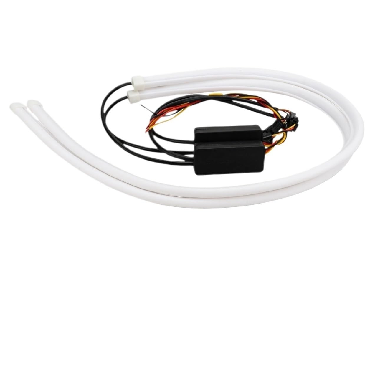 QXYOGO Spiegelblinker Dynamische,Dynamische Blinker 2PCS Auto Flexible LED Lauflichter Blinker Lampe Rohr Streifen Wasserdicht(45cm) von QXYOGO