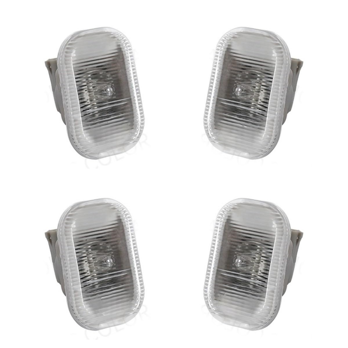 Spiegelblinker Dynamische,Dynamische Blinker Auto Vorderen Stoßfänger Seite Marker Blinker Lampe Fit Verwenden for Toyota Corolla 2004 2005 2006(Halogen Light) von QXYOGO