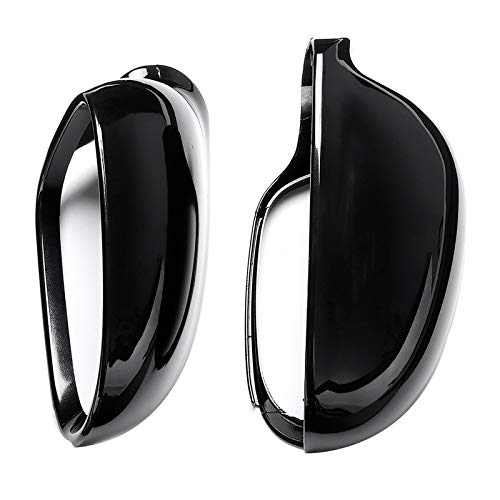 Spiegelkappen,Auto Rückspiegel Abdeckung 1 Paar Schwarz Rearview-Flügel-Spiegel-Abdeckung Gehäuse Passend für Volkswagen For-V W Je Tta Golf 5 Eos Paar Frontflügel Seitenspiegelabdeckung Shel Spiegelkappen,Auto Rückspiegel Abdeckung 1 Paar Schwarz Rearview-Flügel-Spiegel-Abdeckung Gehäuse Passend für Volkswagen For-V W Je Tta Golf 5 Eos Paar Frontflügel Seitenspiegelabdeckung Shel von QXYOGO