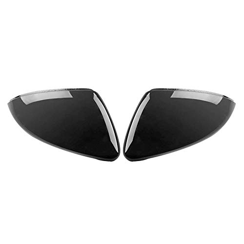 Spiegelkappen,Auto Rückspiegel Abdeckung 2 Stück Passend für VW Golf 7 Mk7 7.5 Gtd R Gti Touran L E-Golf Seitenflügel Spiegel Abdeckkappen Bright Black-Spiegel-Kasten-Abdeckung 201 Spiegelkappen,Auto Rückspiegel Abdeckung 2 Stück Passend für VW Golf 7 Mk7 7.5 Gtd R Gti Touran L E-Golf Seitenflügel Spiegel Abdeckkappen Bright Black-Spiegel-Kasten-Abdeckung 201 von QXYOGO