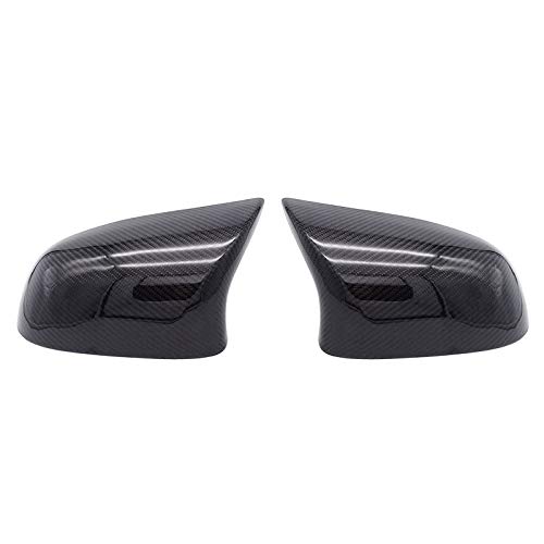 Spiegelkappen,Auto Rückspiegel Abdeckung 2 stücke ABS Chrome Plattiert rechts links Auto Styling Tür Rückansicht Flügelspiegel Abdeckkappe Fit Gebrauch für Mini Cooper 2001-2006 von QXYOGO