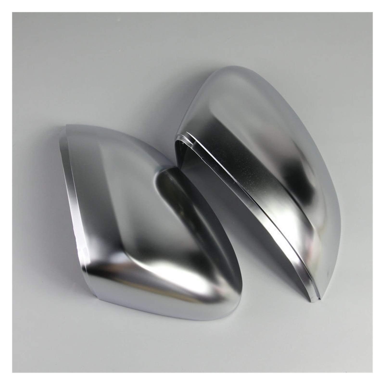Spiegelkappen,Auto Rückspiegel Abdeckung Matt-Chrom-Spiegel-Abdeckung Rückseitenspiegel Cap-Gehäuse Passend für VW Passat B8(Without Side Assist) von QXYOGO