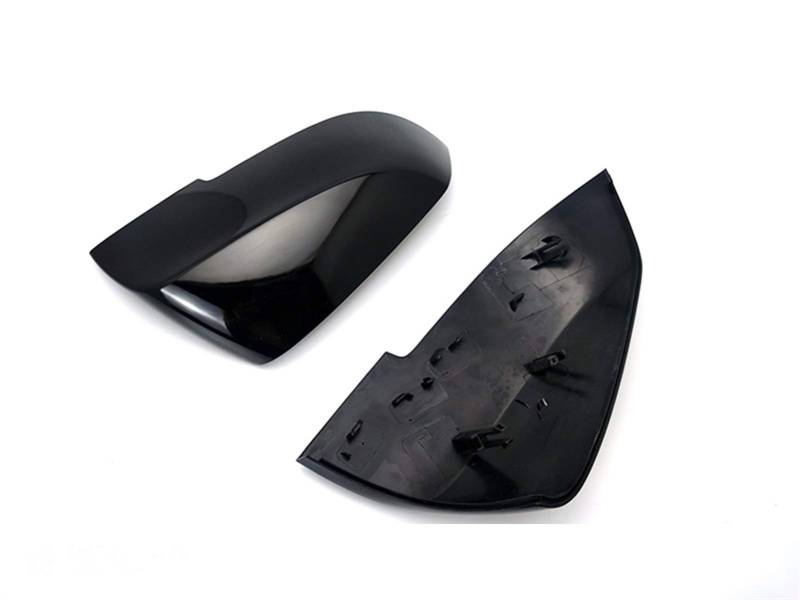 Spiegelkappen,Auto Rückspiegel Abdeckung Passend für BMW 1 2 3 4 X M Series Rückansicht Seitenspiegelabdeckung F20 F21 F22 F23 F30 F32 F36 X1 E84 F87 M2 Carbon Style Autozubehör(2pcs Black) von QXYOGO