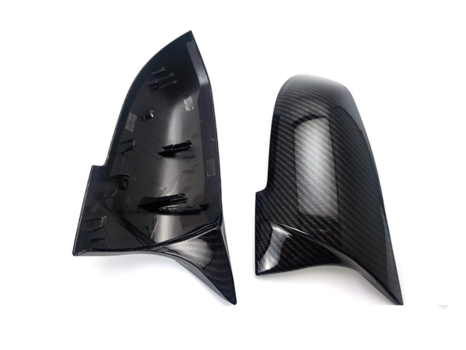 Spiegelkappen,Auto Rückspiegel Abdeckung Passend für BMW 1 2 3 4 X M Series Rückansicht Seitenspiegelabdeckung F20 F21 F22 F23 F30 F32 F36 X1 E84 F87 M2 Carbon Style Autozubehör(2pcs Carbon Fiber AN) Spiegelkappen,Auto Rückspiegel Abdeckung Passend für BMW 1 2 3 4 X M Series Rückansicht Seitenspiegelabdeckung F20 F21 F22 F23 F30 F32 F36 X1 E84 F87 M2 Carbon Style Autozubehör(2pcs Carbon Fiber AN) von QXYOGO
