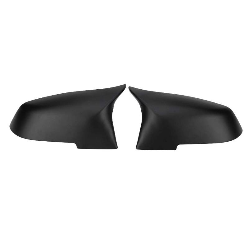 Spiegelkappen,Auto Rückspiegel Abdeckung Passend für BMW F20 F21 F87 F23 F30 F36 M2 X1 E84 Gloss Black Seitenspiegel Abdeckkappe Rück -M4 Stil(Sub Black) von QXYOGO
