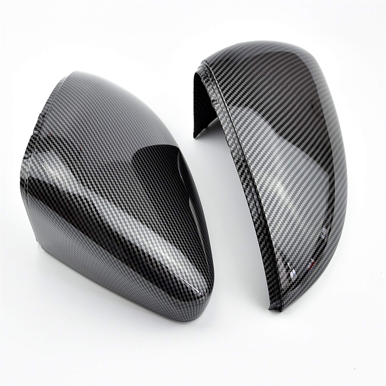 Spiegelkappen,Auto Rückspiegel Abdeckung Passend für VW Golf GTI MK7 7 7R MK7.5 Touran L E-GOLF-Auto-Carbon-Faser-Seitenrückspiegel-Kappen-Abdeckung Trim Seitenspiegel Abdeckkappen(Carbon Look black) Spiegelkappen,Auto Rückspiegel Abdeckung Passend für VW Golf GTI MK7 7 7R MK7.5 Touran L E-GOLF-Auto-Carbon-Faser-Seitenrückspiegel-Kappen-Abdeckung Trim Seitenspiegel Abdeckkappen(Carbon Look black) von QXYOGO