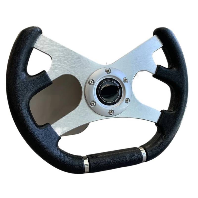 Sportlenkrad,Drifting Steering Wheel,Lenkrad 13 Zoll 320 mm Universal PU Racing Sport modifiziertes Lenkrad von QXYOGO