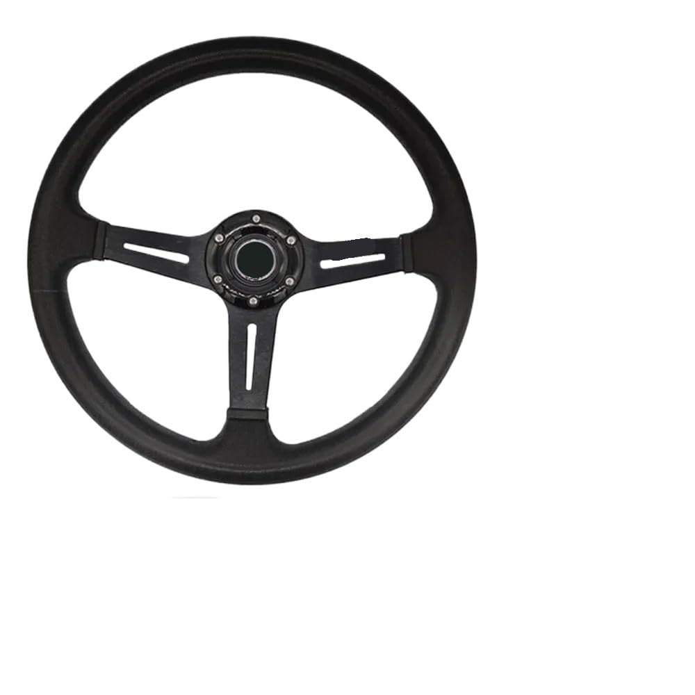 Sportlenkrad,Drifting Steering Wheel,Lenkrad 14 Zoll PU Auto Racing Lenkräder Universal Deep Sport Lenkrad Sportlenkrad,Drifting Steering Wheel,Lenkrad 14 Zoll PU Auto Racing Lenkräder Universal Deep Sport Lenkrad von QXYOGO